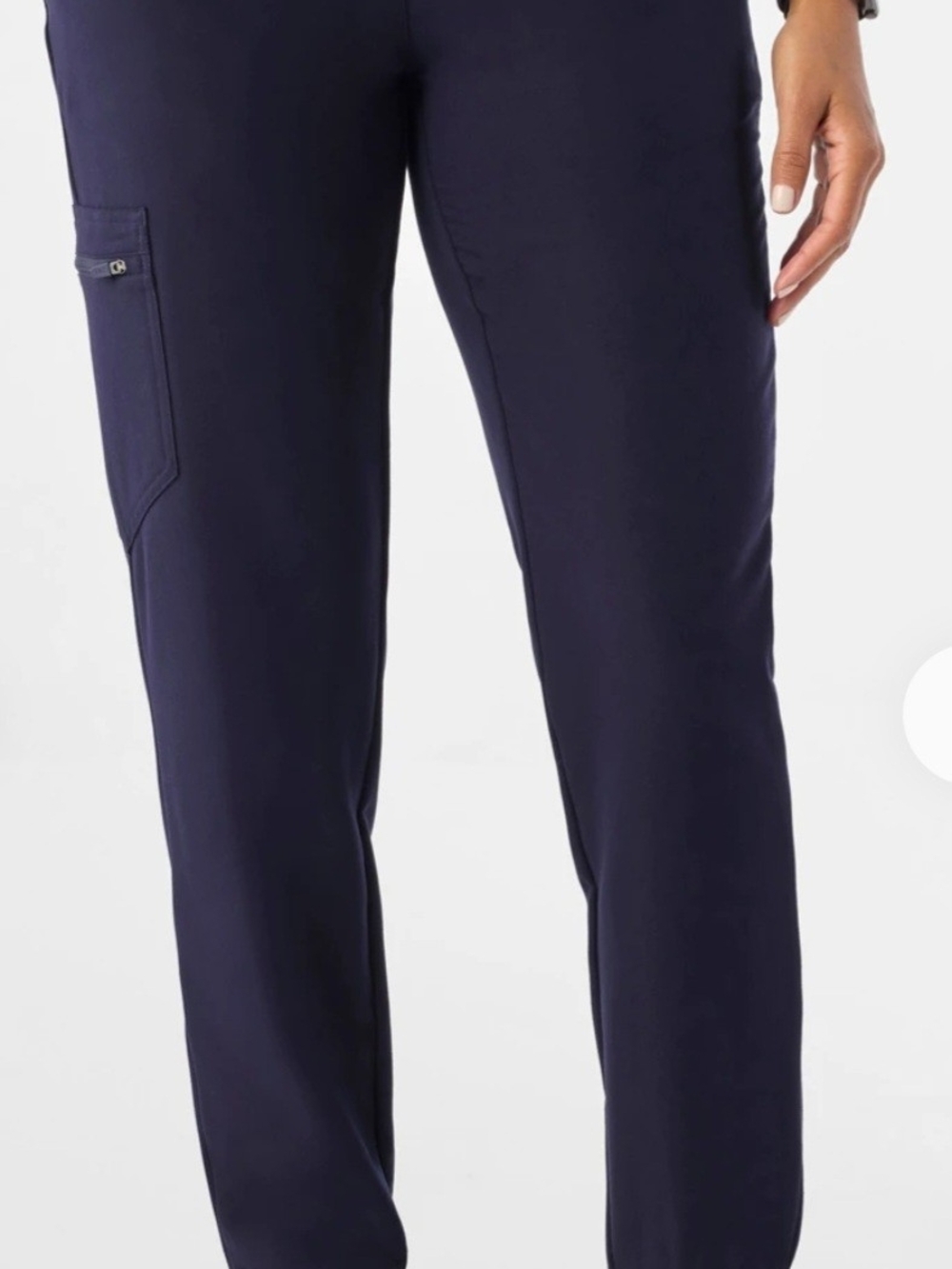 FIGS Women's Zamora Jogger Scrub Pants in navy blue
